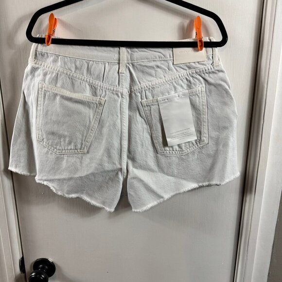 JONATHAN SIMKHAILeo High Rise Denim Shorts In Two-toned Pismo$195 - Picture 7 of 10